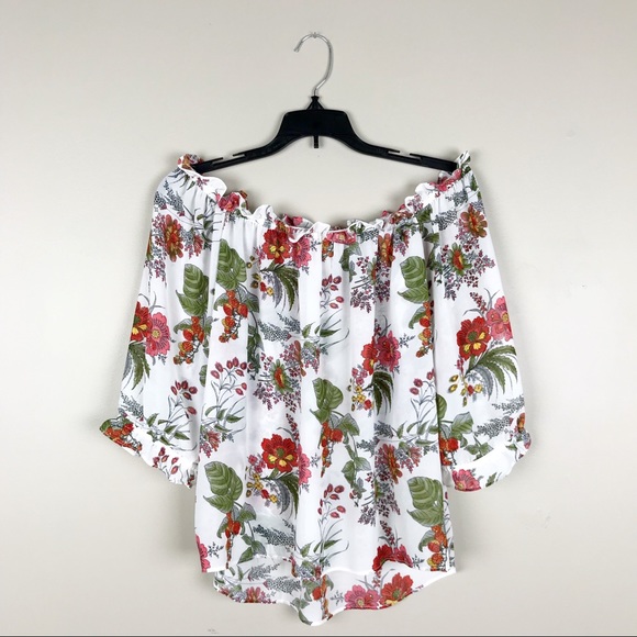 NWOT D.N.A Couture Off-The-Shoulder Top - Picture 2 of 3